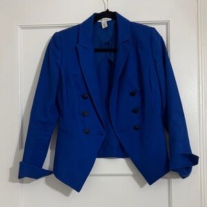 White House Black Market Cobalt Blue Blazer